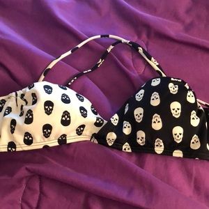 Skull bikini top